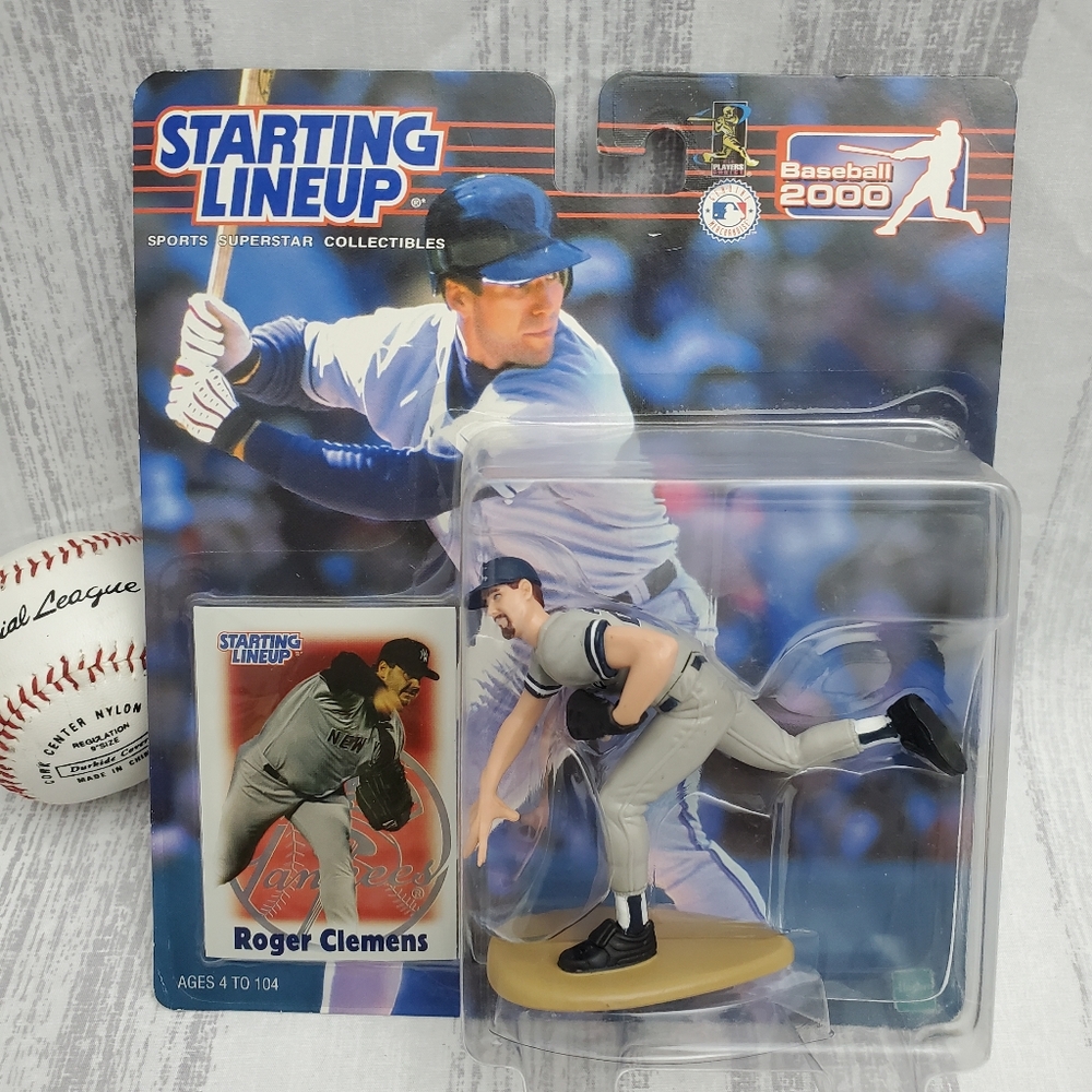 Roger Clemens 2000 Starting Line up Box